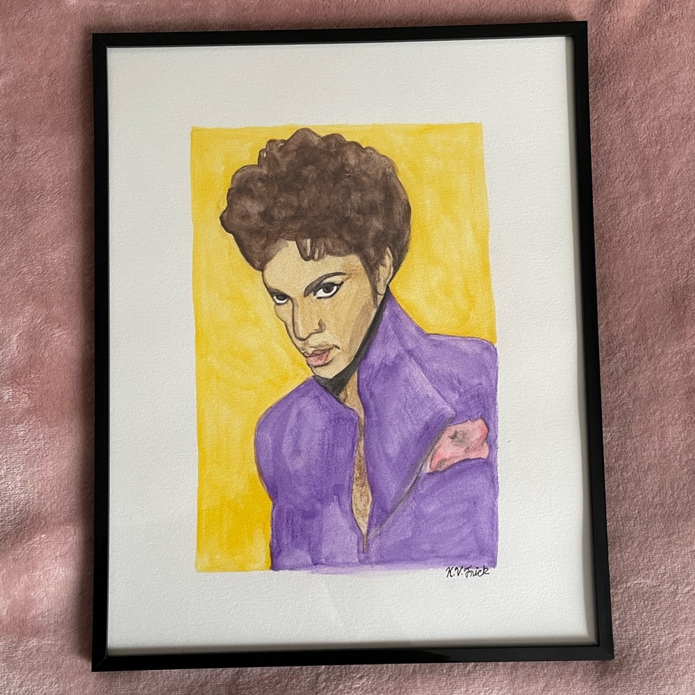 Original Prince Watercolor Painting